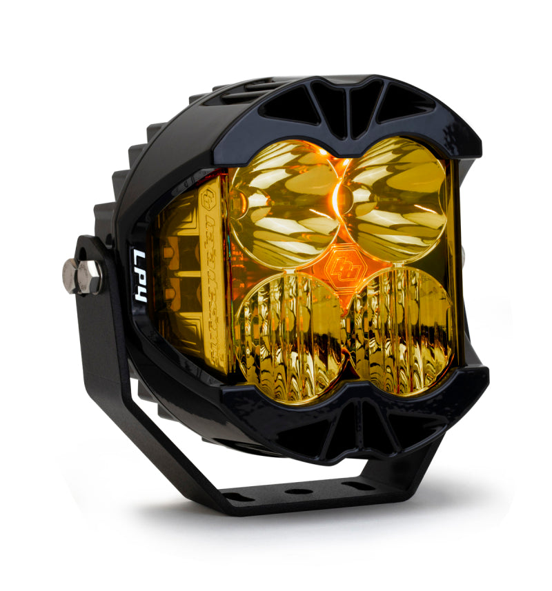Baja Designs LP4 Pro Driving/Combo LED - Amber (Single) - Burkken Auto Parts