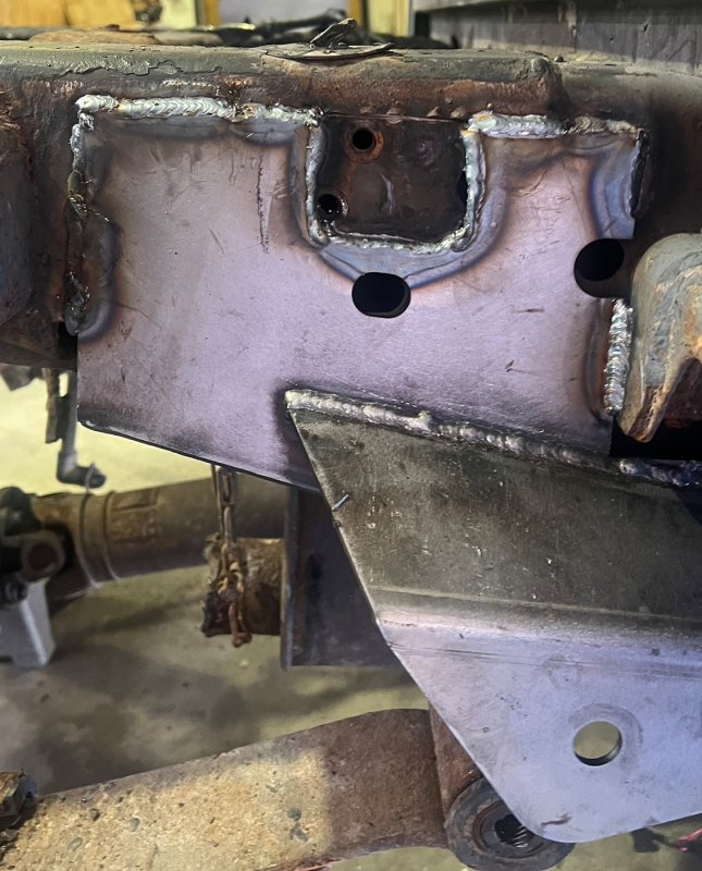 Rust Buster 2004-2008 Ford F-150 Center Rear Frame Section with ward Leaf Spring Mount - Right