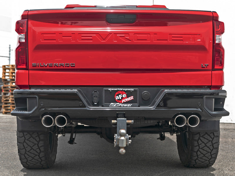 aFe Vulcan Series 3in 304SS Exhaust Cat-Back Exh w/ Pol Tips 2019 GM Silverado / Sierra 1500 V8-5.3L - Burkken Auto Parts