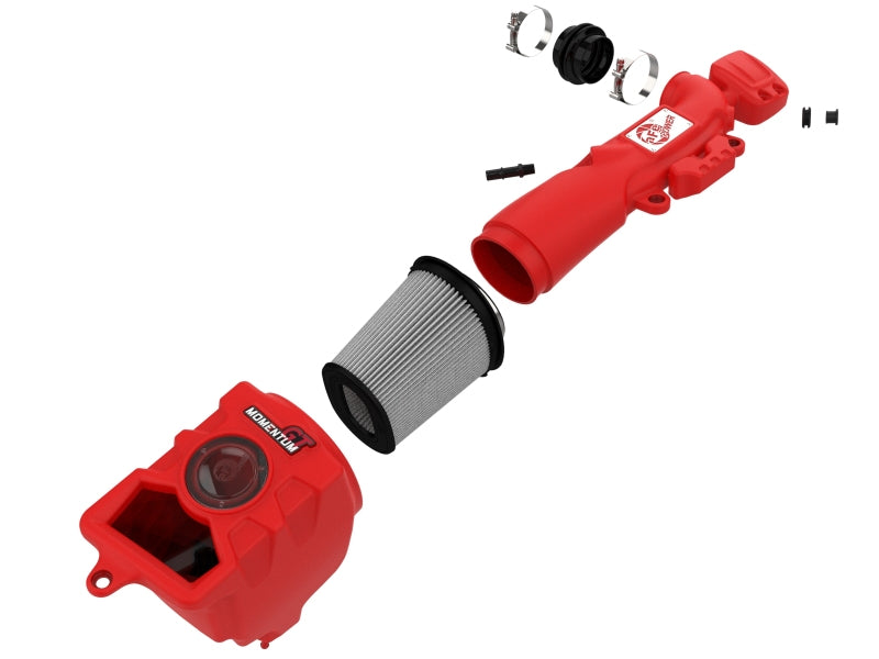 aFe Momentum GT Pro DRY S Cold Air Intake System 2018+ Jeep Wrangler (JL) V6 3.6L (Red Edition) - Burkken Auto Parts