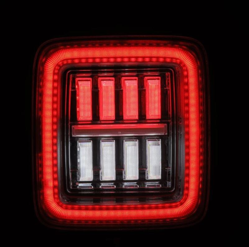 AlphaRex 18-24 Jeep Wrangler JL NOVA-Series LED Tail Lights - Burkken Auto Parts