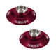 Bell HANS Clip Set - Red FIA8858-2010 - Burkken Auto Parts