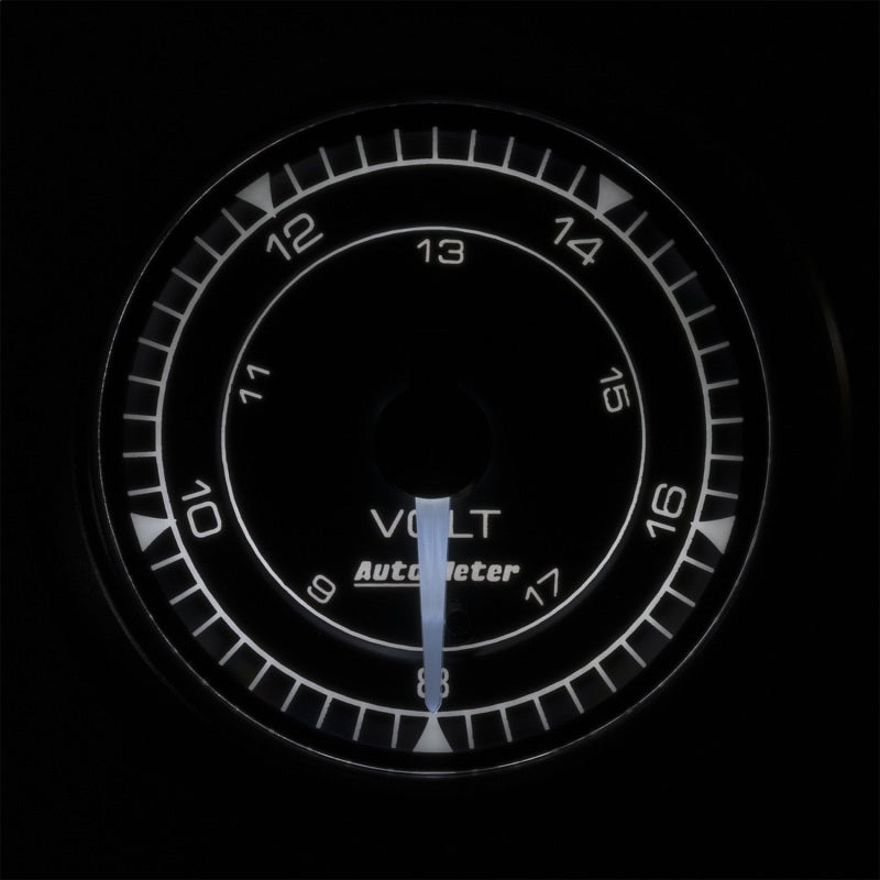 Autometer Chrono 2-1/16in 18V Voltmeter Gauge - Burkken Auto Parts