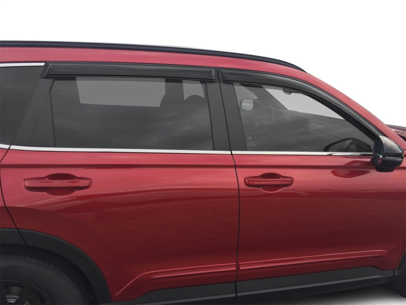 AVS 23-24 Honda CRV Ventvisor Outside Mount Window Deflectors 4pc - Smoke - Burkken Auto Parts