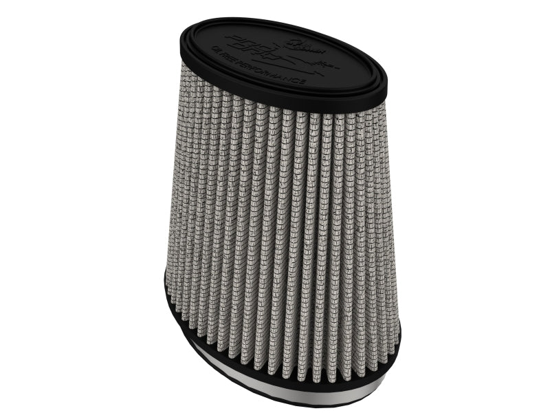 aFe Magnum (3x4-3/4)in Flange ID x (4x5-3/4)in Base x (2-1/2x4-1/4) FLOW Pro DRY S Air Filter (Pair) - Burkken Auto Parts