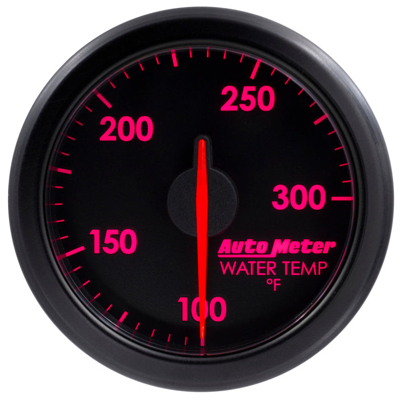 Autometer Airdrive 2-1/6in Water Temperature Gauge 100-300 Degrees F - Black - Burkken Auto Parts
