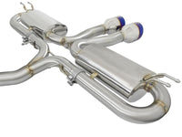 aFe Takeda 3in 304 SS Cat-Back Exhaust System w/ Blue Tips 2017+ Honda Civic Si 4Dr I4 1.5L (t) - Burkken Auto Parts