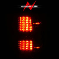 ANZO 15-19 Chevy Silverado 2500HD/3500HD (Factory Halogen Only) LED Tail Lights Smoke w/Clear Lens - Burkken Auto Parts