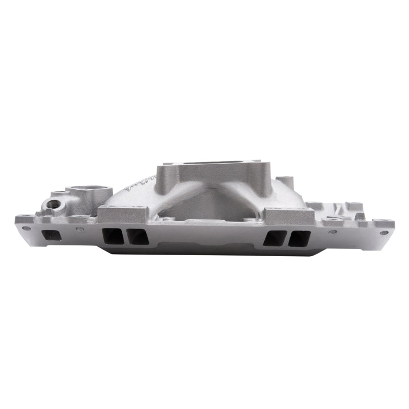 Edelbrock Manifold SBC Victor E-Tec EFI Satin - Burkken Auto Parts
