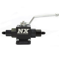 Nitrous Express Lightweight Billet In-Line Valve 1.5in I.D (4AN Fitting) - Burkken Auto Parts