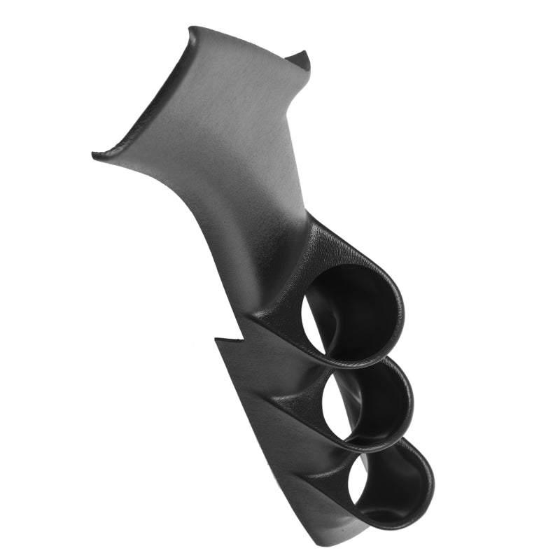 Autometer 89-94 Nissan 240SX Black Triple 52mm Pillar Pod - Burkken Auto Parts