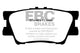 EBC 13+ Lexus ES300h 2.5 Hybrid Redstuff Rear Brake Pads - Burkken Auto Parts