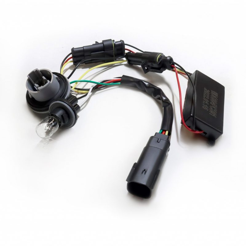 AlphaRex 19-22 Dodge Ram 2500/3500 Stock LED Tail Light to AlphaRex Tail Light Converters - Pair - Burkken Auto Parts