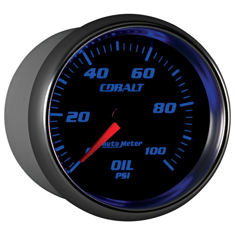 Autometer Cobalt 66mm 0-100 PSI Oil Pressure Gauge - Burkken Auto Parts