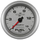 Autometer Ultra-Lite II 2 5/8in 0-15 PSI Mechanical Fuel Pressure Gauge - Burkken Auto Parts