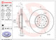 Brembo OE 18-22 Buick Enclave/19-22 Chevrolet Blazer/18-22 Traverse UV Coated Brake Disc - Front