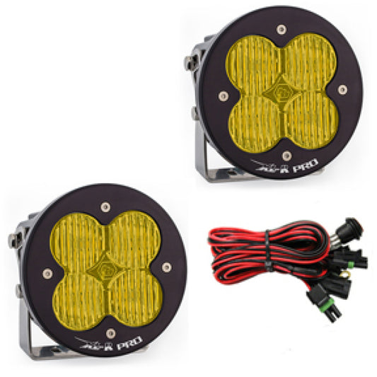 Baja Designs XL R Pro Series Wide Cornering Pattern LED Light Pods - Amber - Burkken Auto Parts