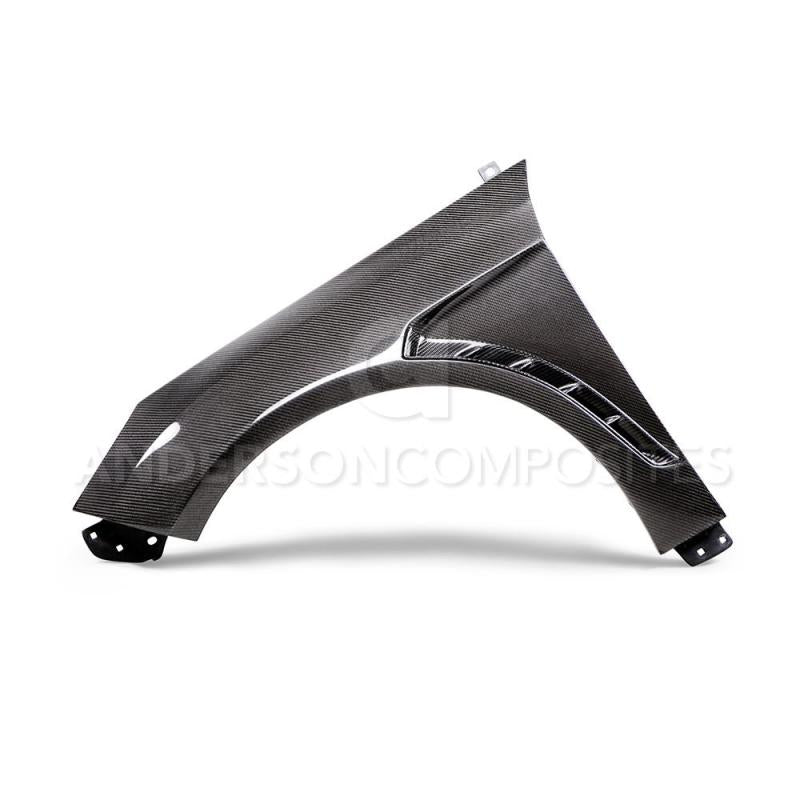 Anderson Composites 2016+ Focus Type-GR Vented Carbon Fiber Fenders .04in Wider (Pair) - Burkken Auto Parts