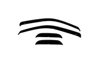 AVS 04-12 Chevy Colorado Ext. Cab Ventvisor Outside Mount Window Deflectors 4pc - Smoke - Burkken Auto Parts