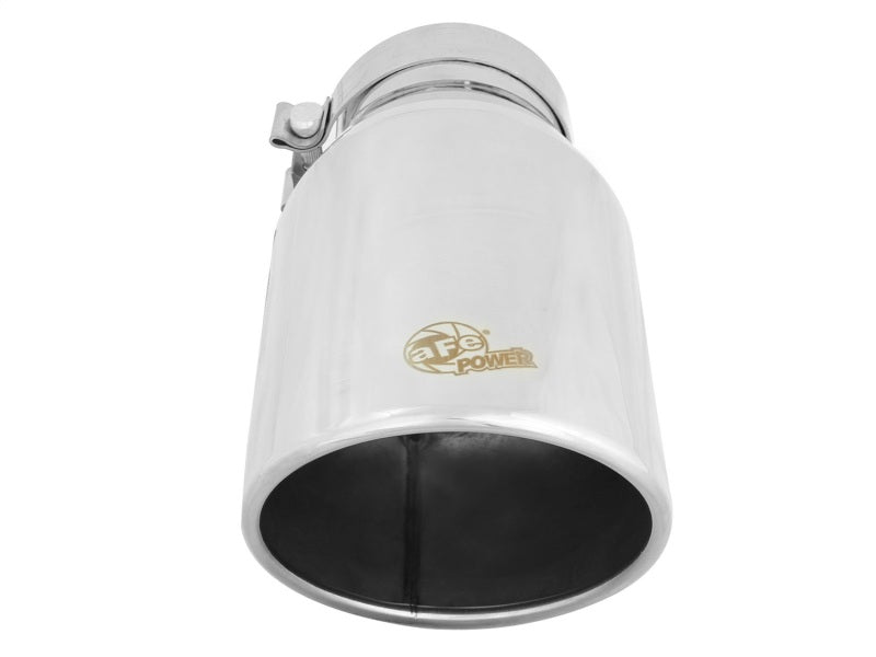 aFe Diesel Exhaust Tip Bolt On Polished 4in Inlet x 6in Outlet x 12in Length - Burkken Auto Parts