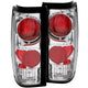 ANZO 1982-1994 Chevrolet S-10 Taillights Chrome - Burkken Auto Parts
