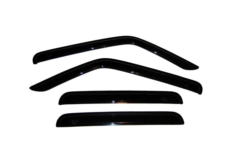 AVS 07-18 Jeep Patriot Ventvisor Outside Mount Window Deflectors 4pc - Smoke - Burkken Auto Parts