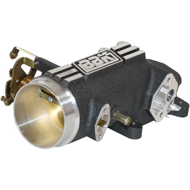 BBK 96-04 Mustang 4.6 GT 73mm Throttle Intake BBK Power Plus Series - Charcoal - Burkken Auto Parts