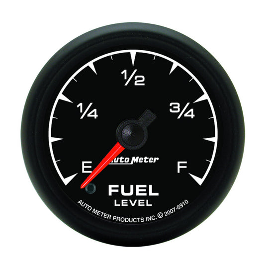 Autometer ES 2-1/16in 0-280 ohms Programmable Fuel Level Gauge - Burkken Auto Parts