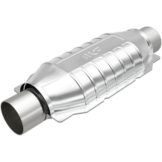 MagnaFlow Conv Universal 2.5in Inlet 2.5in Outlet 16in Length - Burkken Auto Parts