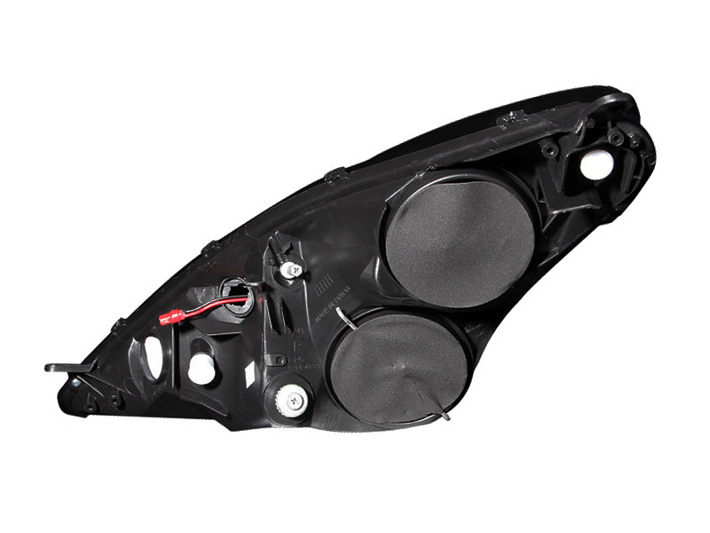 ANZO 2000-2005 Toyota Celica Projector Headlights w/ Halo Black - Burkken Auto Parts