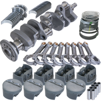 Eagle Chevy 350 3.750in Crank 5.700in I-Beam Rods -5cc Flat Top 4.030in Pistons Rotating Assembly - Burkken Auto Parts