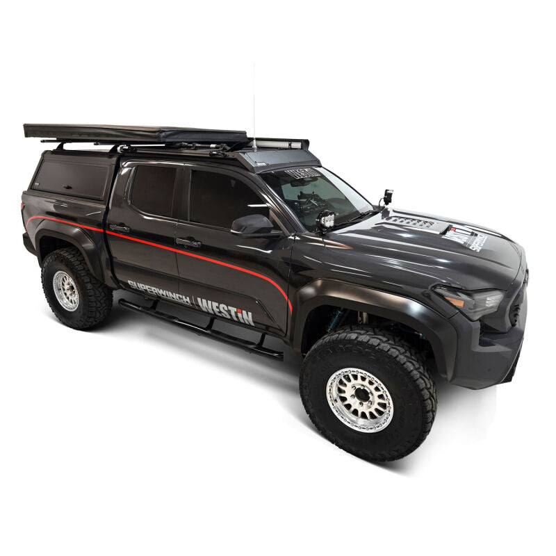 Westin 2024 Toyota Tacoma E-Series 3 Nerf Step Bars - Black - Burkken Auto Parts