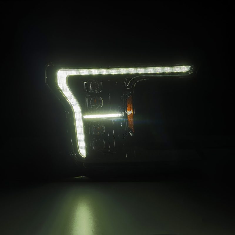 AlphaRex 18-20 Ford F-150 NOVA LED Proj Headlight Alpha Blk (14th Gen G2 Style) - Burkken Auto Parts