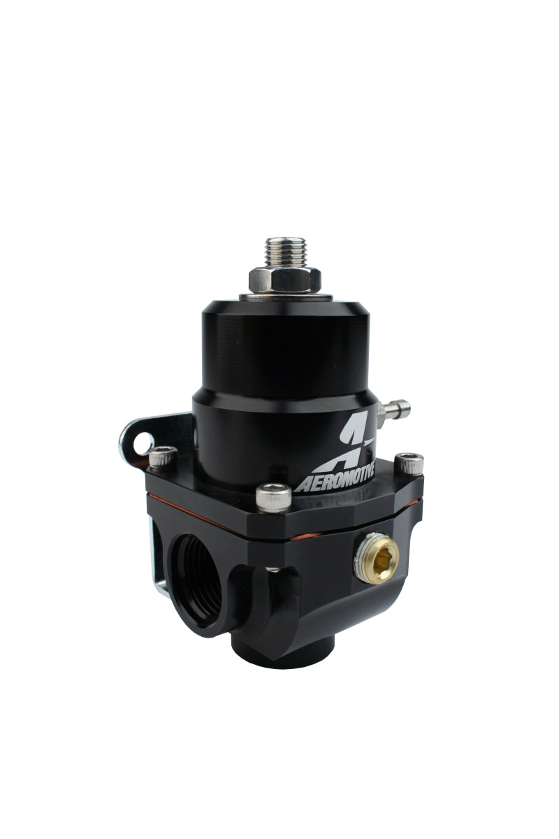 Aeromotive Adjustable Regulator - 35-75PSI - .188 Valve - (2) -08 Inlets/-08 Return - Burkken Auto Parts