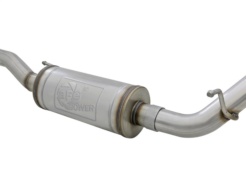 aFe Rebel Series 2.5in 409 SS Cat-Back Exhaust w/ Black Tips 2007+ Jeep Wrangler (JK) V6 3.6L/3.8L - Burkken Auto Parts