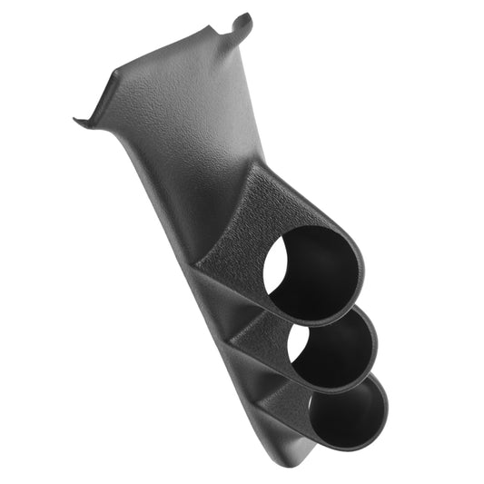 Autometer 86-93 Chevy S-10 2-1/16in Black Triple Pillar Pod - Burkken Auto Parts