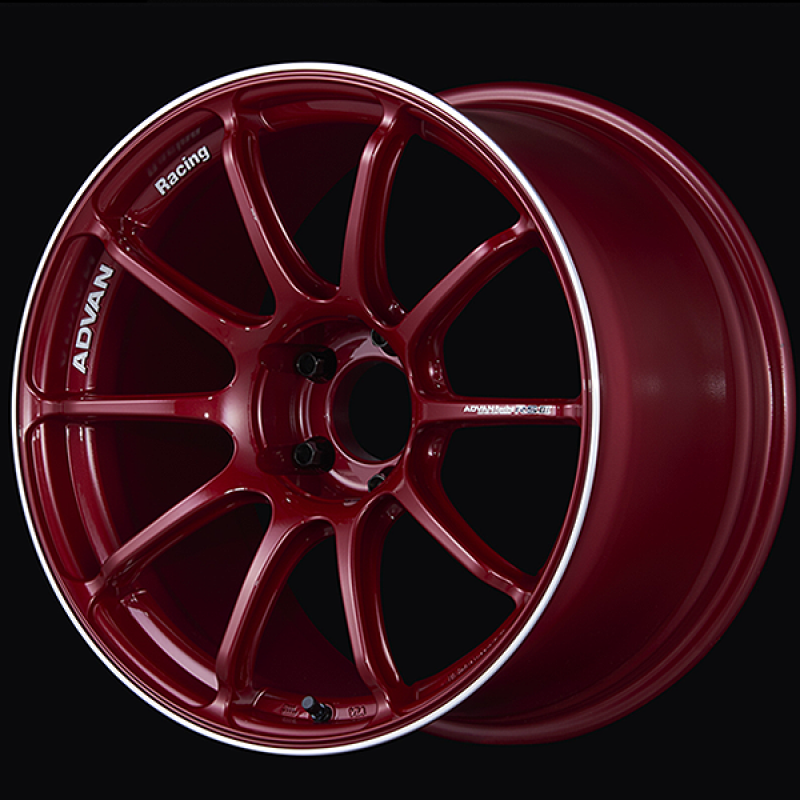 Advan RSIII 18x7.5 / +48 Offset / 5x114.3 / 73mm Bore / Racing Candy Red and Ring - Burkken Auto Parts