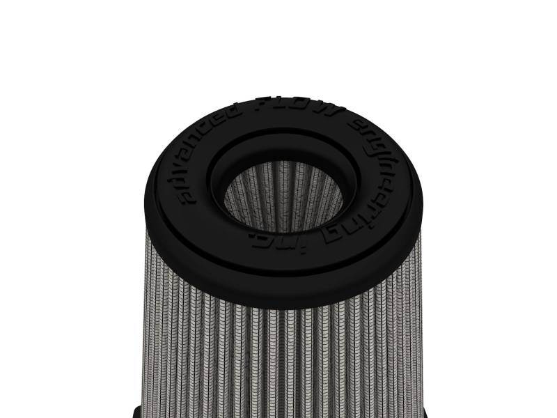 aFe MagnumFLOW Pro DRY S Air Filter 3-1/2in F x 5in B x 3-1/2in T x 6in H (Pair) - Burkken Auto Parts