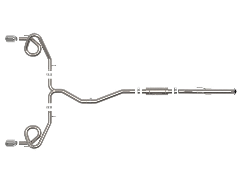 aFe 22-23 Honda Civic Si L4 1.5L (t) Takeda 2.5in to 3in 304 SS Cat-Back Exhaust w/ Polished Tips - Burkken Auto Parts