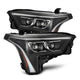 AlphaRex 22-23 Toyota Tundra LUXX-Series Headlights Black w/White DRL - Req 810029 OR 810030 - Burkken Auto Parts