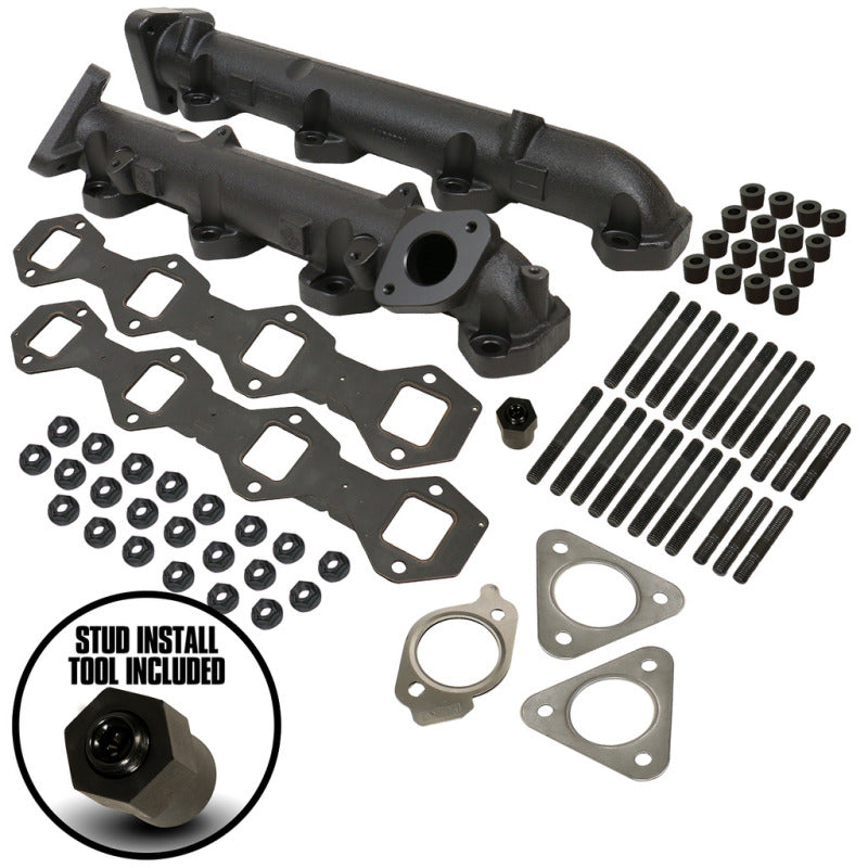 BD Diesel Exhaust Manifold Kit - Ford 2011-2014 F250/F350/F450/F550 6.7L PowerStroke - Burkken Auto Parts