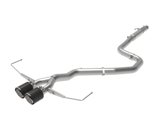 aFe Takeda Exhaust Cat-Back 19-20 Hyundai Veloster 304SS Carbon Fiber Dual Tips Exhaust - Burkken Auto Parts