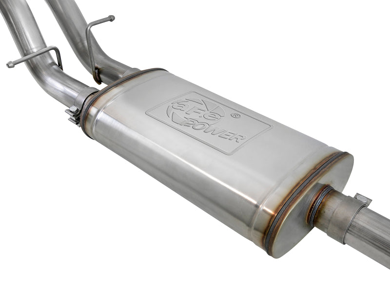aFe Vulcan Series 3in 304 SS Exhaust Cat-Back w/ Black Tips 2019 GM Silverado/Sierra 1500 V8-5.3L - Burkken Auto Parts