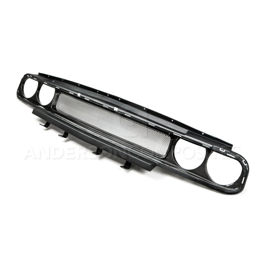 Anderson Composites 09-14 Dodge Challenger Front Grille - Burkken Auto Parts