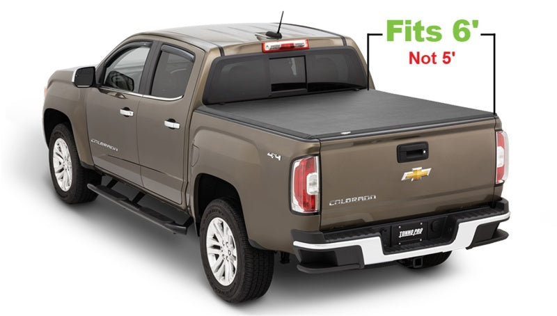 Tonno Pro 15-19 Chevy Colorado 6ft Fleetside Hard Fold Tonneau Cover - Burkken Auto Parts
