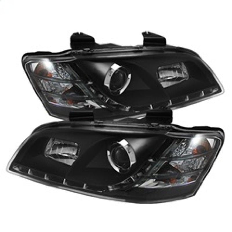 Spyder Pontiac G8 08-09 Projector Headlights DRL Black High H1 Low H7 PRO-YD-PG808-DRL-BK - Burkken Auto Parts