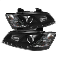 Spyder Pontiac G8 08-09 Projector Headlights DRL Black High H1 Low H7 PRO-YD-PG808-DRL-BK - Burkken Auto Parts