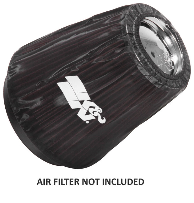 K&N Black Drycharger Round Tapered Custom Air Filter Wrap - Burkken Auto Parts