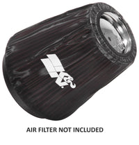 K&N Black Drycharger Round Tapered Custom Air Filter Wrap - Burkken Auto Parts