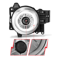 ANZO 2007-2013 Toyota Fj Cruiser Projector Headlights w/ Halo Chrome - Burkken Auto Parts